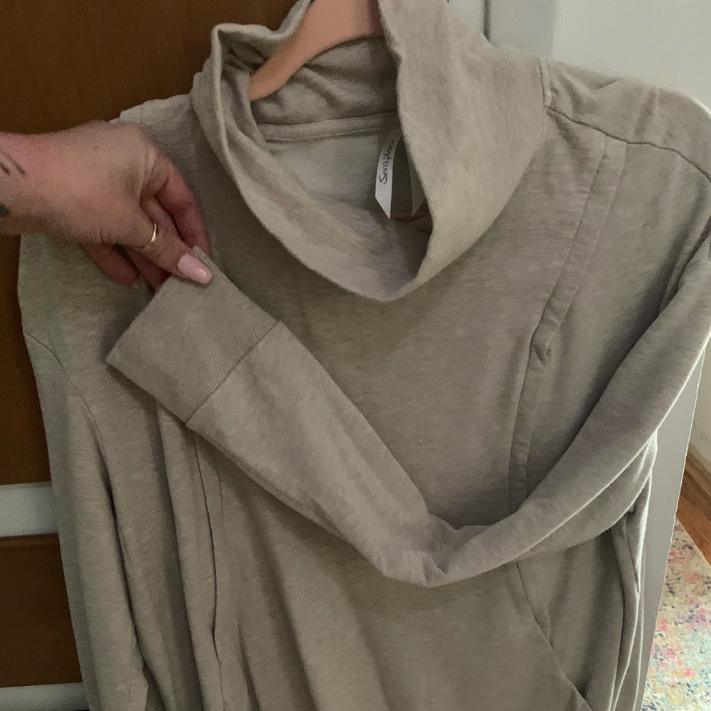 Seraphine mock neck nursing sweater